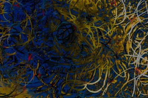 Scribbles all along the colorful background Foto stock