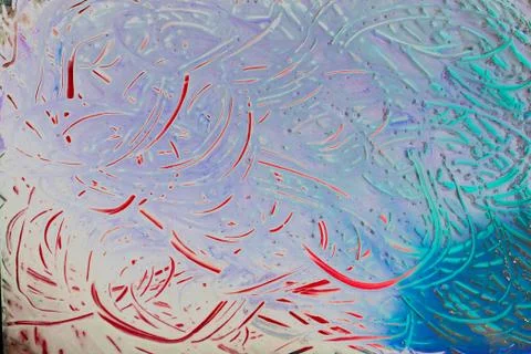 Scribbles all along the colorful background Foto stock