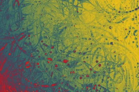 Scribbles all along the colorful background Foto stock