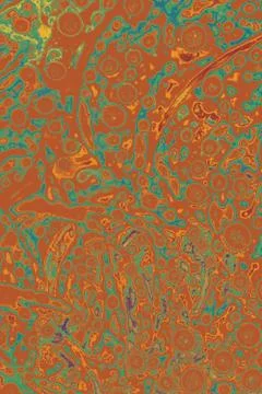 Scribbles all along the colorful background Foto stock