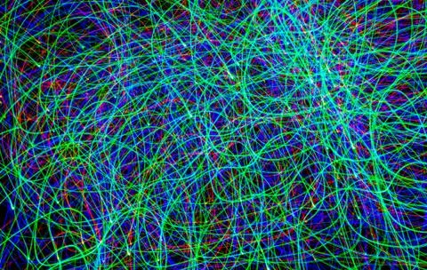 Scribbles Color Lights Stock Illustration