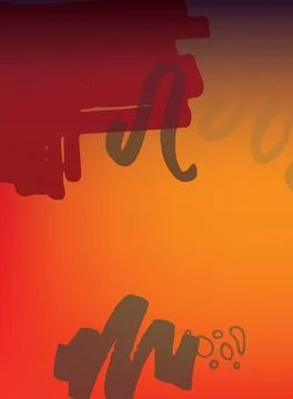 Scribbles on colored background Foto stock