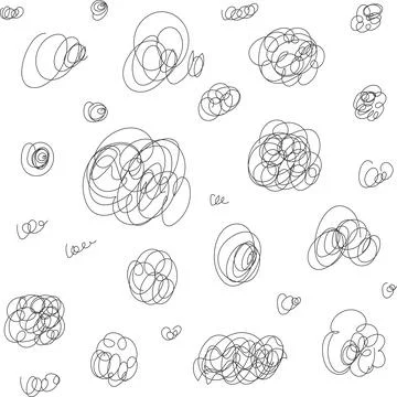 Scribbles Illustrazione stock