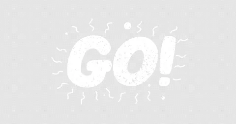 Scribbles style countdown, 3 2 1 Go cartoon hand drawn counter lettering, start Stock Footage 289632499