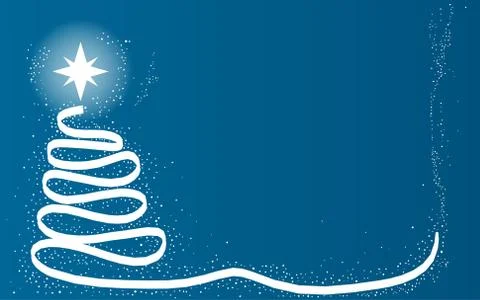 Scrible christmas tree Stock Illustration
