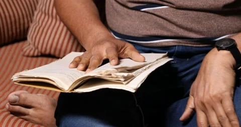 Script and files in the hand Stock Footage 144711851