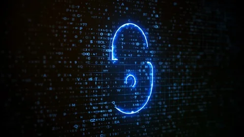 Script Digital Data Protection Concept Stock-Footage 111336708