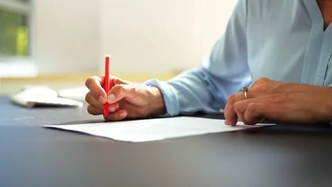 Script Grammar And Spelling Edit Video stock 209138422