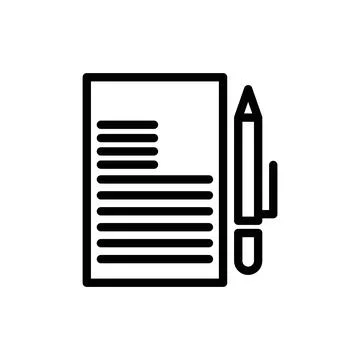 Script Icon for Writing and Programming Interfaces Illustrazione stock