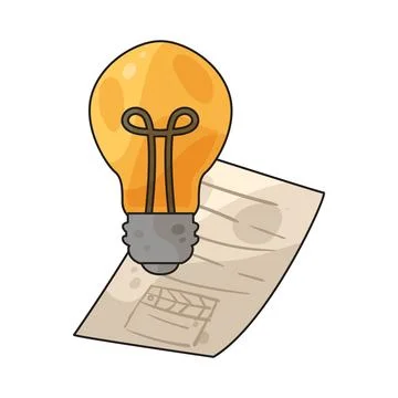 Script Idea illustration Stock Illustration