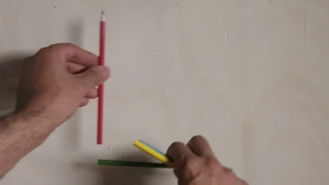 Script LOVE with colored pencils - 4K Video stock 113868978