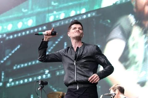  The Script perform at Frequency Festival in St. Polten, Austria - 20 Augu... Stock Photos
