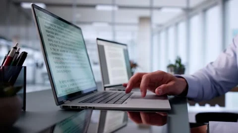 Script Proofread And Sentence Grammar Spell Check Stock Footage 305275943