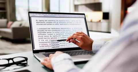 Script Proofread And Sentence Grammar Spell Check Stock Photos