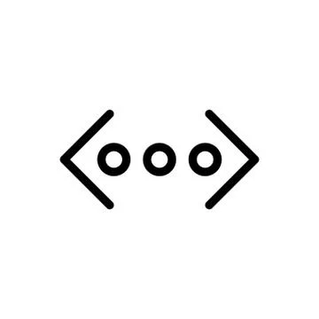 Script thin line icon  스톡 일러스트