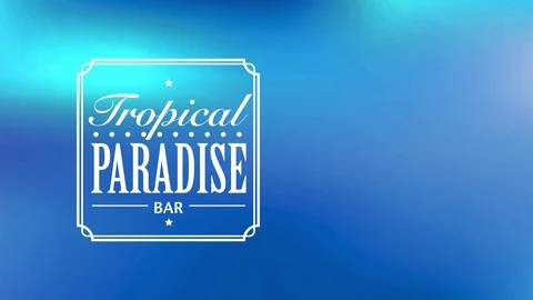 Script warm eden bar written with fashionable or flowing typography separated by Stock Footage 129795797