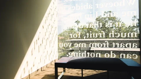 Scripture Window Timelapse 스톡 동영상 59099594