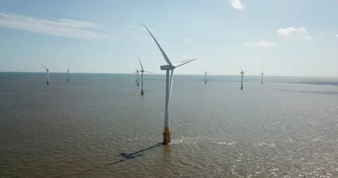 Scroby Sands Wind Farm Stock-Footage 148296605