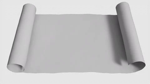 Scroll background with alpha channel 3 Stock Footage 234618952