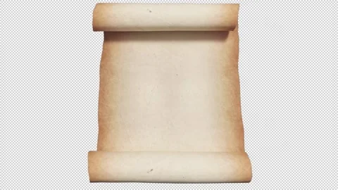 Scroll background with alpha channel 3 Stock Footage 234621380