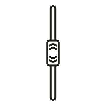 Scroll bar icon for user interface design Stock Illustration