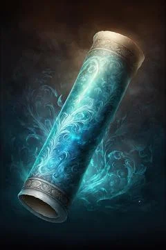 Scroll of the comet Stock Illustration