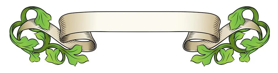 Scroll Crest Heraldic Filigree Pattern Motif Stock Illustration