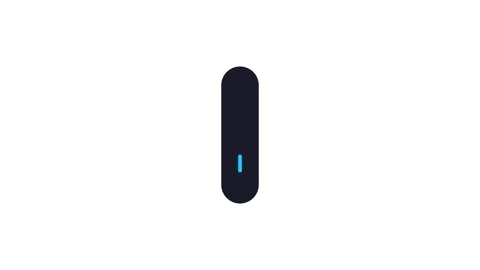 Scroll down Animation with white background 4k animated Stock Footage 307423501