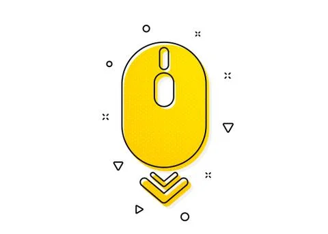 Scroll down mouse icon. Scrolling screen sign. Swipe page. Vector 스톡 일러스트