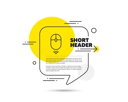 Scroll down mouse line icon. Scrolling screen sign. Swipe page. Vector 스톡 일러스트