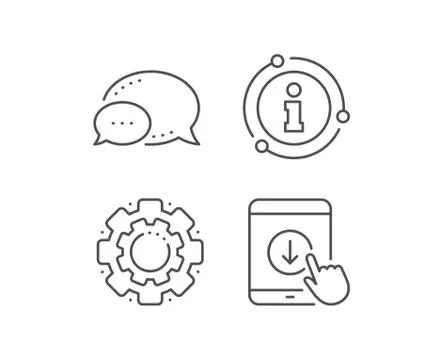 Scroll down tablet pc line icon. Scrolling screen sign. Swipe page. Vector Stock Illustration