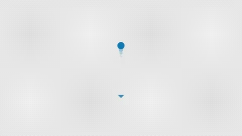 Scroll Hint Gesture Animation Motion Graphic Alpha Channel 4K Light Vidéo 340182922