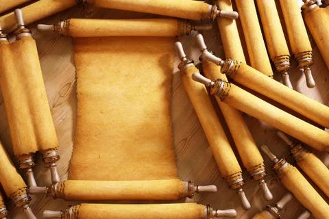 Scroll Stock Illustration