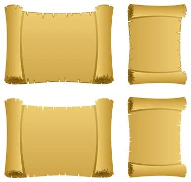 Scroll Stock Illustration