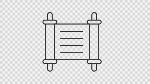 Scroll line animation 스톡 동영상 312198370