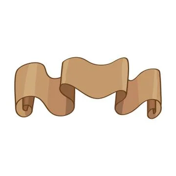 Scroll of old paper Stock Illustration