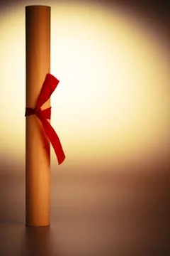 Scroll of paper Stock Photos