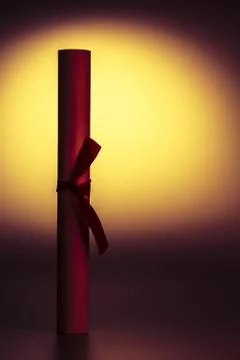 Scroll of paper Stock Photos