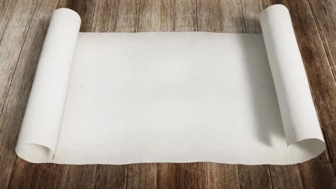 Scroll Parchment 019 Stock Footage 234614405