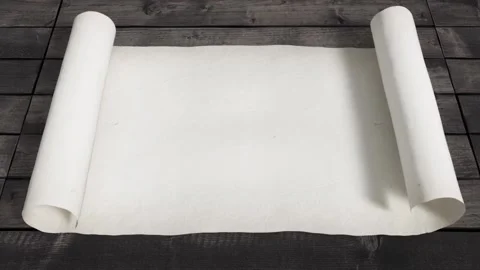 Scroll Parchment 020 Stock Footage 234614237