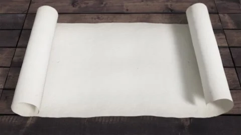 Scroll Parchment 05 Stock Footage 234613143