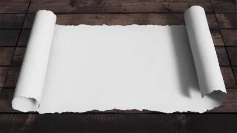 Scroll Parchment 06 Stock Footage 234613142