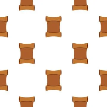 Scroll pattern flat Stock Illustration