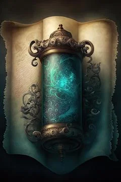 Scroll of protection Stock Illustration