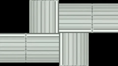 Scroll tilt metal panel in space,flowing blinds,web tech board. Stock Footage 8928868