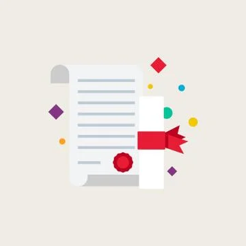 Scroll vector illustration Stock Illustration