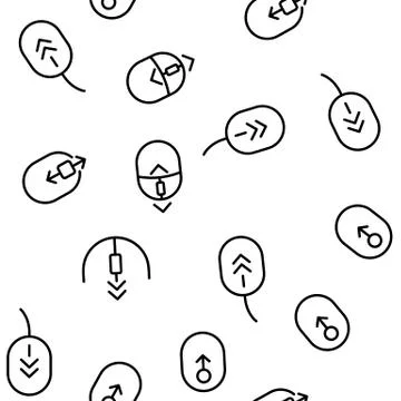 Scroll Vector Seamless Pattern Stock Illustration