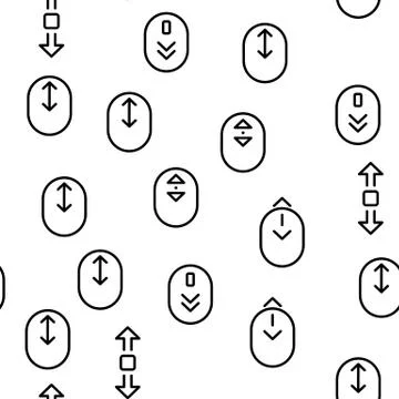 Scroll Vector Seamless Pattern Stock Illustration