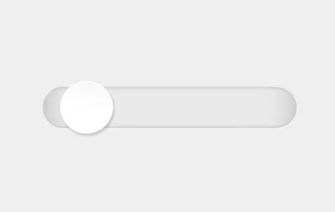Scrollbar element button. Navigation element. Frontend control on white. Vector Stock Illustration