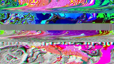 Scrolling bad TV reception lines Stock Footage 153174850